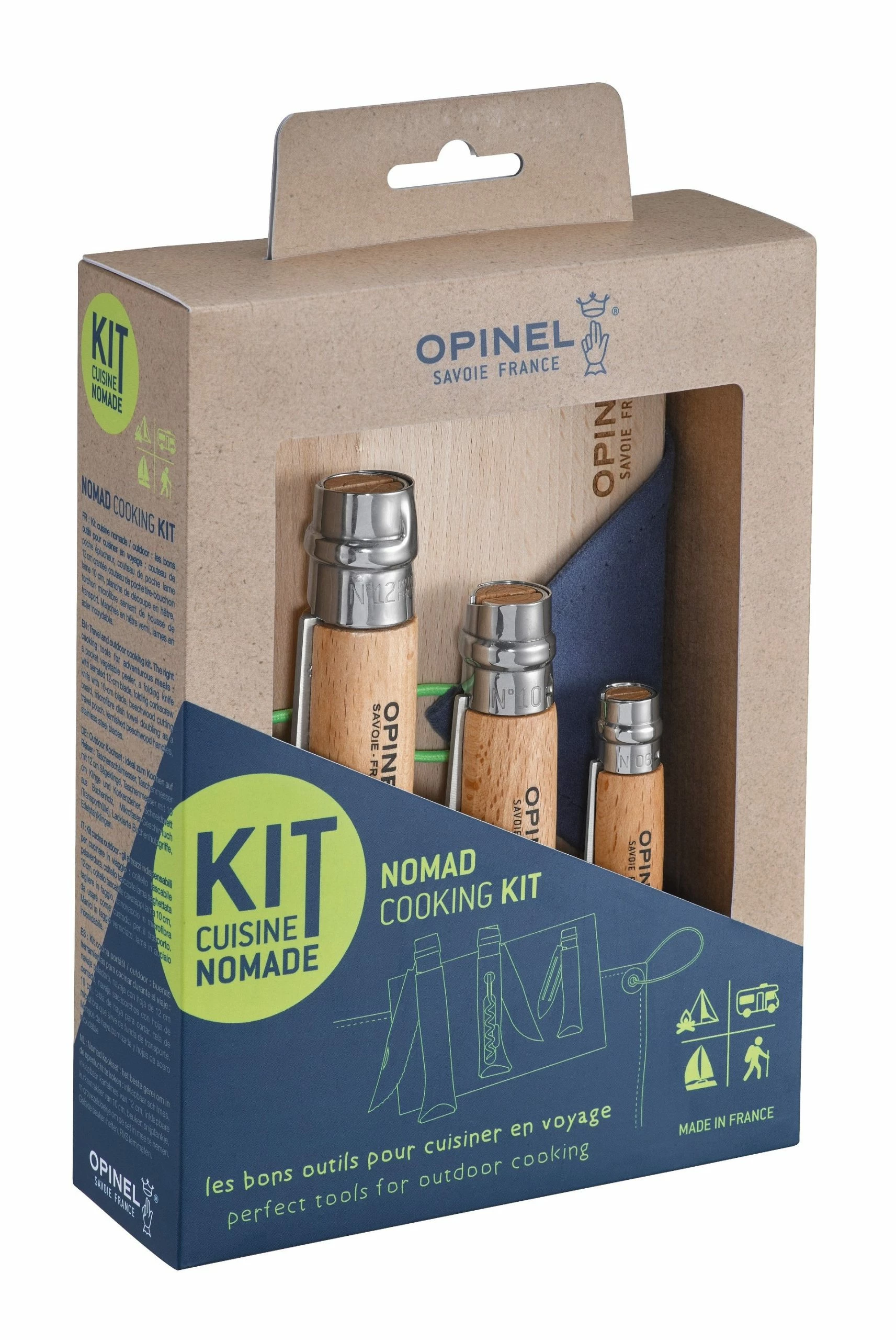 Opinel Nomad Cooking Kit 3 Opinel Nomad Cooking Kit