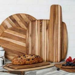TeakHaus Square Edge Grain Cutting Board W/Rounded Edge (Small) | 12" X 12" X 0.55" 10 TeakHaus Square Edge Grain Cutting Board W/Rounded Edge (Small) | 12" X 12" X 0.55" -Outlet Utensils Store 02.1 elegant 2