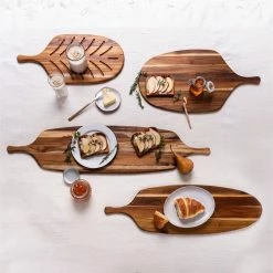 TeakHaus Canoe Board (Large) | 21.5" X 11.5" X 0.5" -Outlet Utensils Store 07.10 canoe 3