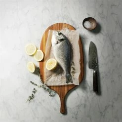 TeakHaus Canoe Board (Large) | 21.5" X 11.5" X 0.5" -Outlet Utensils Store 07.3 canoe701 2