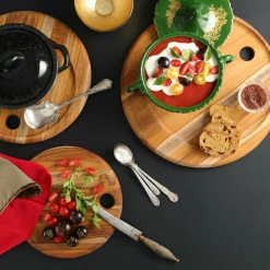 TeakHaus Lunar Boards (Set Of 3) | 15.25" X 1.75" -Outlet Utensils Store 09.10 specialty 908