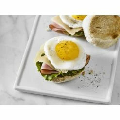 Trudeau Square & Round Reversible Silicone Egg Ring -Outlet Utensils Store 09914030 reversible silicone round and square egg ring trudeau