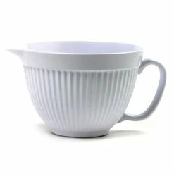 Norpro EZ Grip 3 Quart Mixing/Batter Bowl White -Outlet Utensils Store 1016 grip ez 3 qt mixing bowl