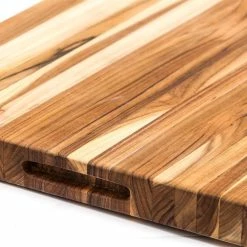 TeakHaus Edge Grain Carving Board W/Hand Grip (Rectangle) | 24" X 18" X 1.5" -Outlet Utensils Store 107.4 traditional