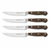 Wusthof Cutlery Wusthof Crafter 4-Piece Steak Knife Set -Outlet Utensils Store 1070860401 4pc steak knife set 1