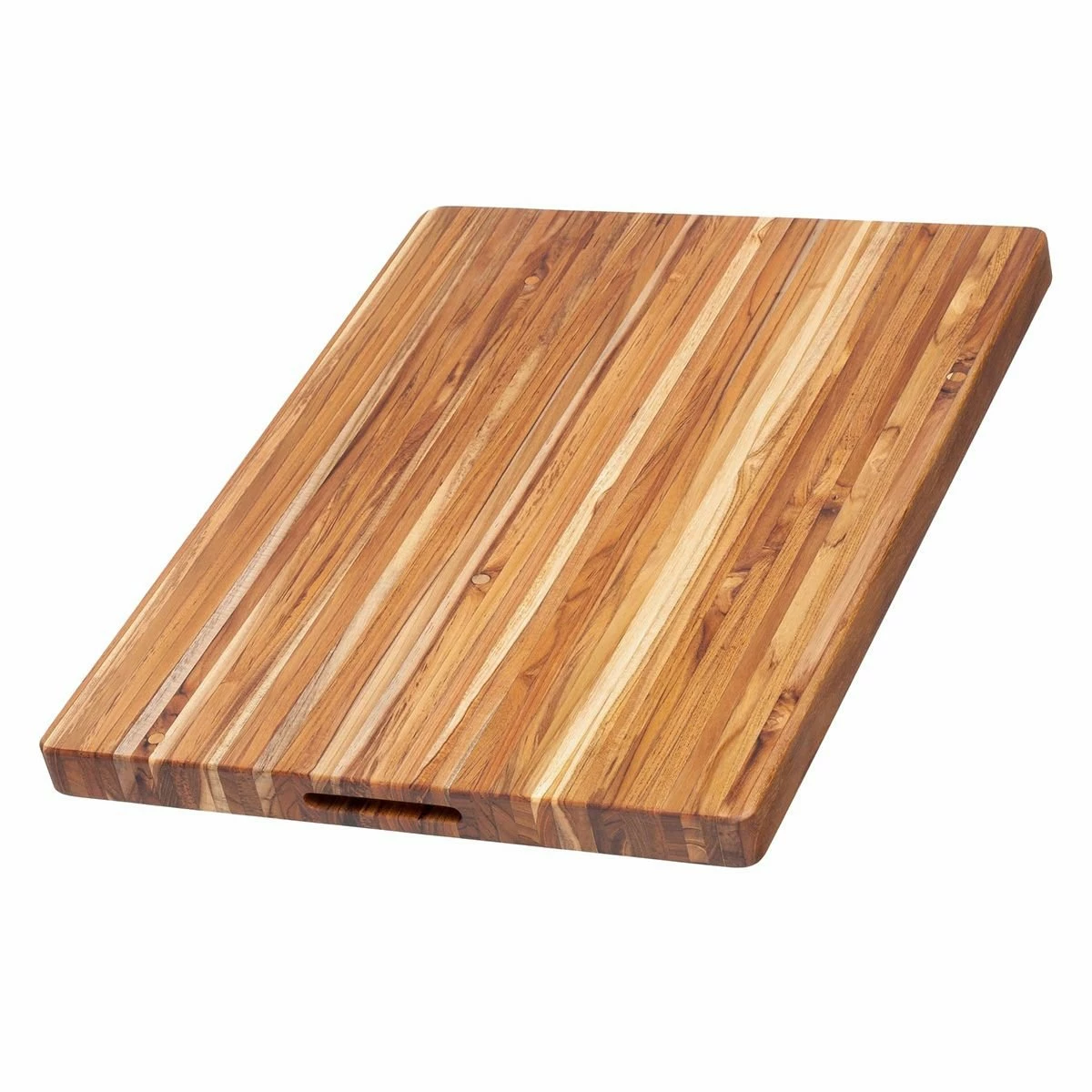 TeakHaus Edge Grain Carving Board W/Hand Grip (Rectangle) | 24" X 18" X 1.5" With Board Seasoning Stick 4 TeakHaus Edge Grain Carving Board W/Hand Grip (Rectangle) | 24" X 18" X 1.5" With Board Seasoning Stick - Image 2