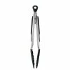 OXO Good Grips Stainless Steel Tongs With Silicone Heads - 9" -Outlet Utensils Store 1101880 oxo 9inch silicone head tongs