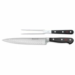 Wusthof Cutlery Wusthof Classic 2-Piece Carving Set | Hollow Edge