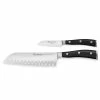 Wusthof Cutlery Wusthof Classic Ikon 2-Piece Asian Knife Set | Santoku & Paring -Outlet Utensils Store 1120360201 2pc asian cooks set