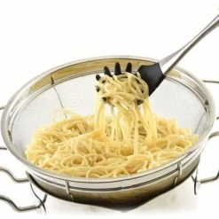 Norpro Stainless Steel And Silicone | Pasta Server -Outlet Utensils Store 1332 transfer spaghettifromcolander2w