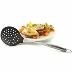 Norpro Stainless Steel And Silicone | Skimmer -Outlet Utensils Store 1333 withpoachedeggsw