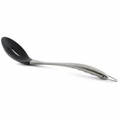 Norpro Stainless Steel And Silicone | Slotted Spoon -Outlet Utensils Store 1336 sidevieww