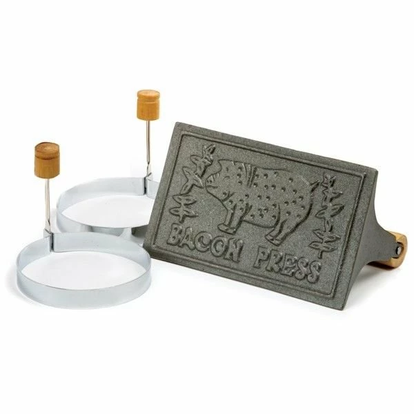 Norpro Bacon Press And Egg Ring Set 3 Norpro Bacon Press And Egg Ring Set