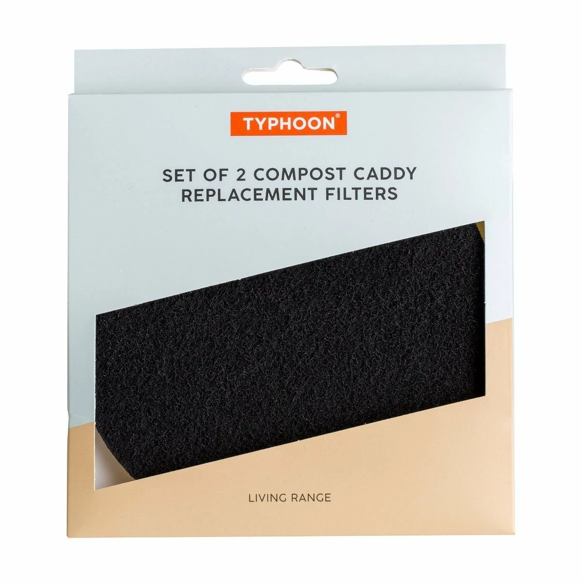 Typhoon Living Collection Compost Caddy Replacement Carbon Filters | Set Of 2 3 Typhoon Living Collection Compost Caddy Replacement Carbon Filters | Set Of 2