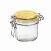 Bormioli Rocco 6.75oz Swing Top Fido Jar | Yellow Top 2 Bormioli Rocco 6.75oz Swing Top Fido Jar | Yellow Top -Outlet Utensils Store 141360mrg121317