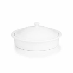 Fiesta® Small Covered Casserole/Tortilla Warmer | White