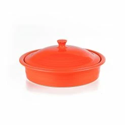 Fiesta® Small Covered Casserole/Tortilla Warmer | Poppy