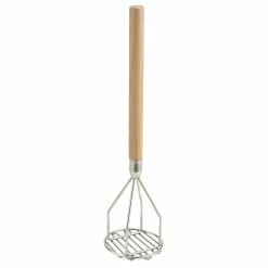 Winco 4" X 18" Round Potato Masher