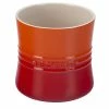 Le Creuset Large Utensil Crock | Flame Orange -Outlet Utensils Store 2.75 qt utensil crock flame 1 1 1