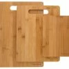 Totally Bamboo All-Natural Bamboo 3-Piece Cutting Board Set -Outlet Utensils Store 20 7920 totally bamboo board 3 piece set