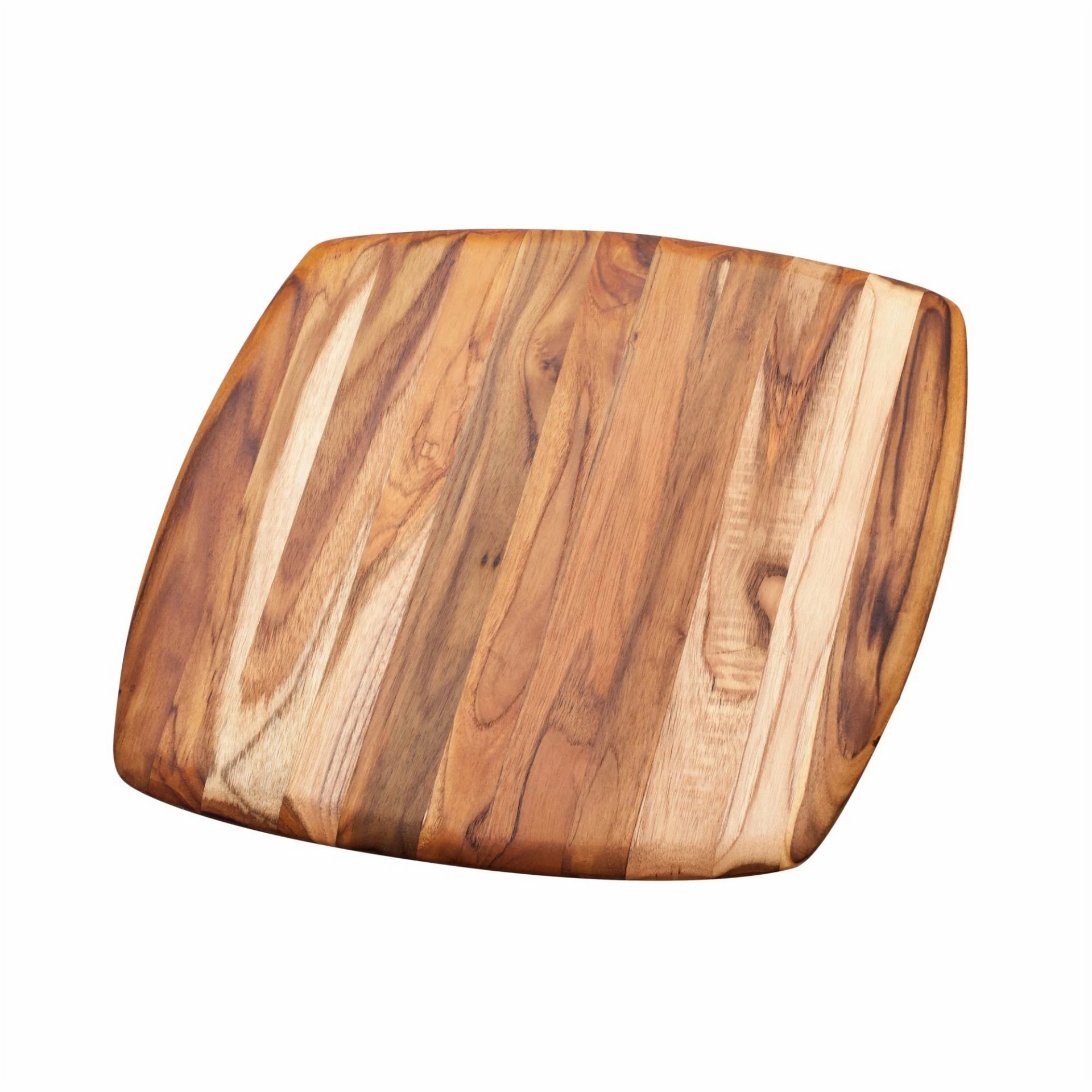 TeakHaus Square Edge Grain Cutting Board W/Rounded Edge (Small) | 12" X 12" X 0.55" 3 TeakHaus Square Edge Grain Cutting Board W/Rounded Edge (Small) | 12" X 12" X 0.55"