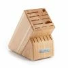 Wusthof Cutlery Wusthof 17-Slot Knife Block | Beechwood -Outlet Utensils Store 2099601701 17 slot knife block