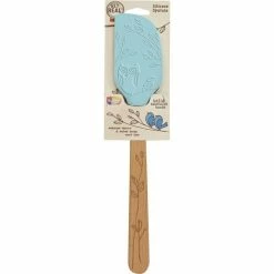 Talisman Designs Nature Beech Wood Silicone Spatula - Owl