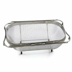 Norpro Colander Stainless Steel Expandable With Rubber Feet -Outlet Utensils Store 2158c
