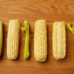 Kuhn Rikon 6" Corn Zipper With Silk Brush | Yellow 7 Kuhn Rikon 6" Corn Zipper With Silk Brush | Yellow -Outlet Utensils Store 2228 2229 corn zipper withbrush gif2 1