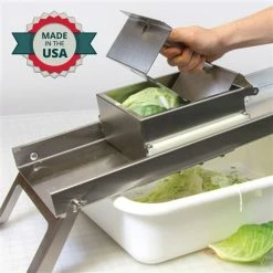 The Sausage Maker (TSM) The Sausage Maker Stainless Steel Cabbage Shredder | Mandolin Style -Outlet Utensils Store 24 1731 5t