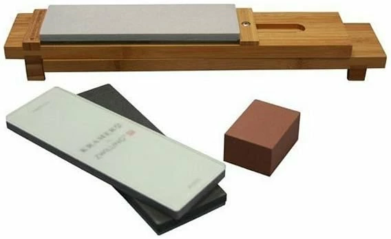 Zwilling J.A. Henckels EUROLINE By Bob Kramer 6pc Carbon Steel Sharpening Stone Kit 3 Zwilling J.A. Henckels EUROLINE By Bob Kramer 6pc Carbon Steel Sharpening Stone Kit