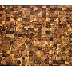 TeakHaus End Grain Carving Board W/Hand Grip (Rectangle) | 24" X 18" X 1.5" -Outlet Utensils Store 332 proteak edge grain cutting board 24x18 1