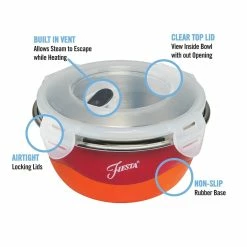 Fiesta® Prep Bowl Set | 8-Piece With Lids -Outlet Utensils Store 350611 microwave safe prep bowl set