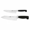 Zwilling J.A. Henckels Four Star "Rock & Chop" 2pc Knife Set -Outlet Utensils Store 35177 002 new
