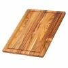 TeakHaus Edge Grain Cutting/Serving Board + Juice Canal (Rectangle) | 15.75" X 11" X 0.5" 1 TeakHaus Edge Grain Cutting/Serving Board + Juice Canal (Rectangle) | 15.75" X 11" X 0.5" -Outlet Utensils Store 405 essential