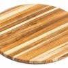 TeakHaus Edge Grain Cutting/Serving Board (Round) | 13" X 0.5" -Outlet Utensils Store 411 essential