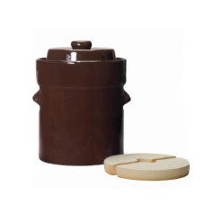 Roots & Harvest Fermentation Crock Set With Lid & Weights | 10 Quarts