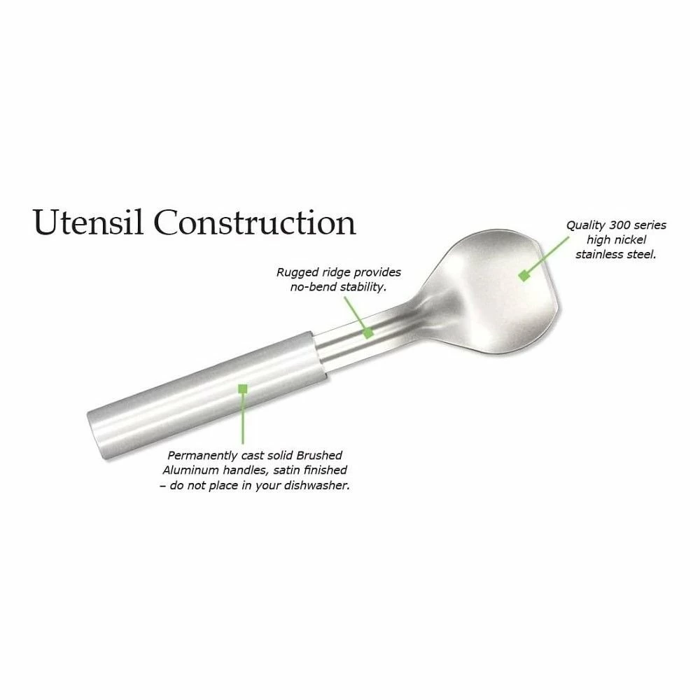 Rada Cutlery Ice Cream Scoop | Silver 4 Rada Cutlery Ice Cream Scoop | Silver - Image 2