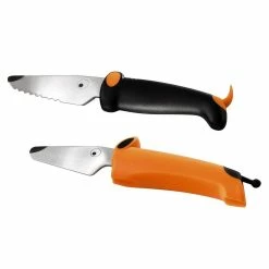 Kuhn Rikon Kinderkitchen® Dog Knife Set | Orange & Black