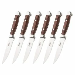 Viking 6-Piece Steak Knife Set With Box | Red 10 Viking 6-Piece Steak Knife Set With Box | Red -Outlet Utensils Store 61tawigslvl. ac sl1500
