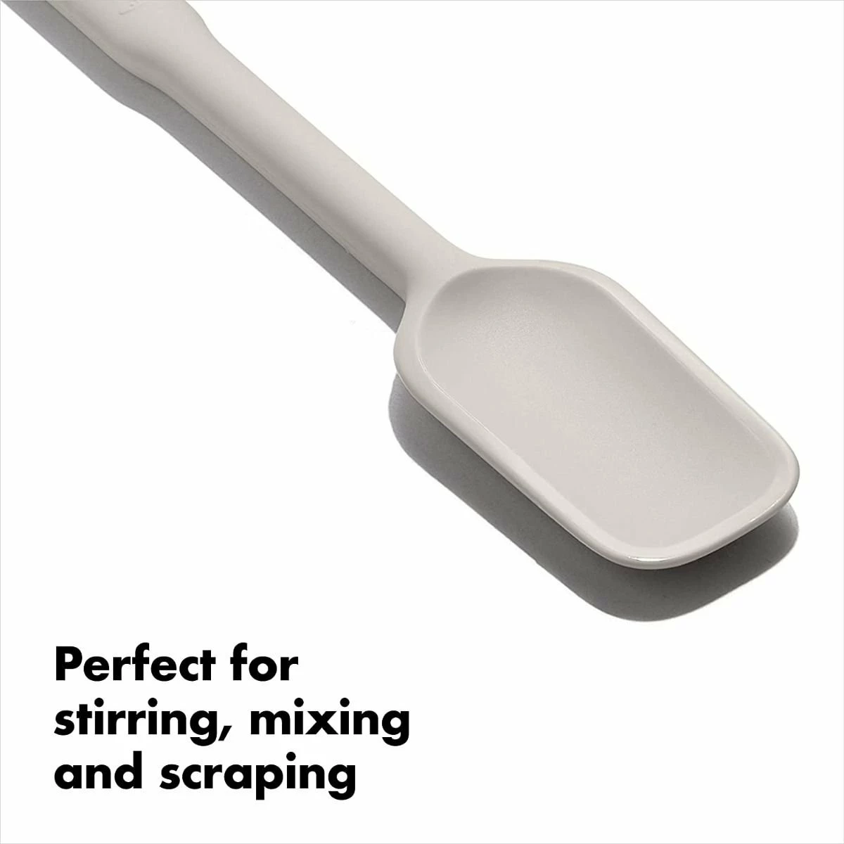 OXO Good Grips Silicone Spoon Spatula | Oat 4 OXO Good Grips Silicone Spoon Spatula | Oat - Image 2