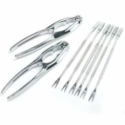 Norpro Seafood Set - Crab Cracker And Seafood Fork Set