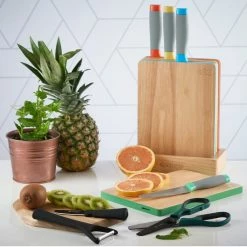 Viners Assure Color Coded Knife Block & Board Set -Outlet Utensils Store 71bxehnybqs. ac sl1500