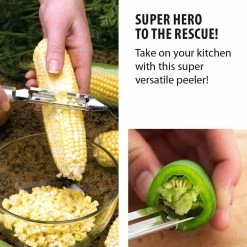 Rada Cutlery Deluxe Vegetable Peeler | Silver -Outlet Utensils Store 71dxx 4tyyl. ac sl1100