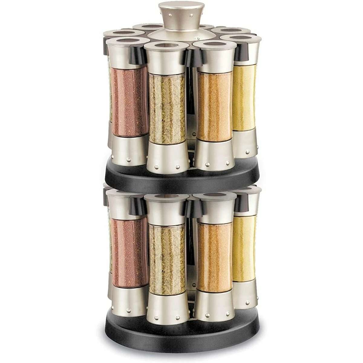 Fox Run KitchenArt Auto Measure Professional Carousel Spice Rack | Satin 8 Fox Run KitchenArt Auto Measure Professional Carousel Spice Rack | Satin - Image 6