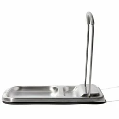 OXO Good Grips Spoon Rest With Lid Holder | Stainless Steel