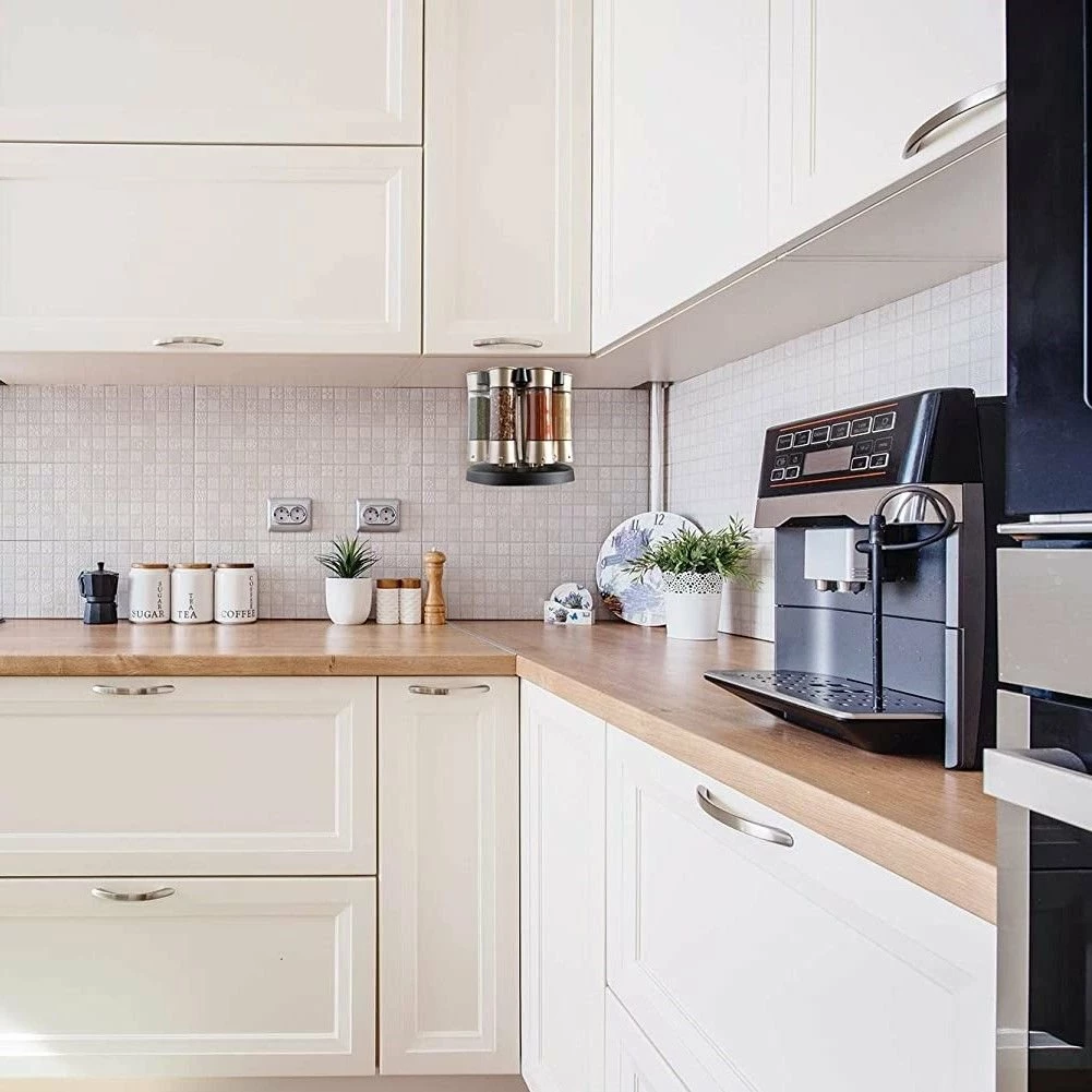 Fox Run KitchenArt Auto Measure Professional Carousel Spice Rack | Satin 9 Fox Run KitchenArt Auto Measure Professional Carousel Spice Rack | Satin - Image 7