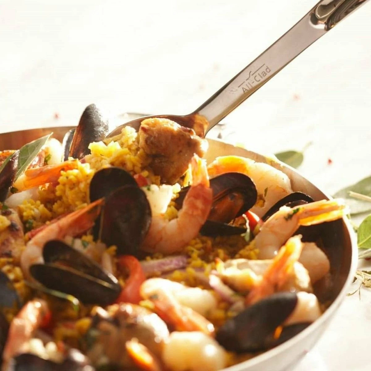 All-Clad Stainless Steel Solid Spoon | 13" 5 All-Clad Stainless Steel Solid Spoon | 13" - Image 3