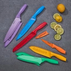 Cuisinart 12-Piece Color Knife Set With Blade Guards -Outlet Utensils Store 71yypxqiyll. ac sl1024