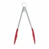 Cuisipro 9.5" Silicone Tongs With Teeth | Red -Outlet Utensils Store 74717705 1 1800x1800